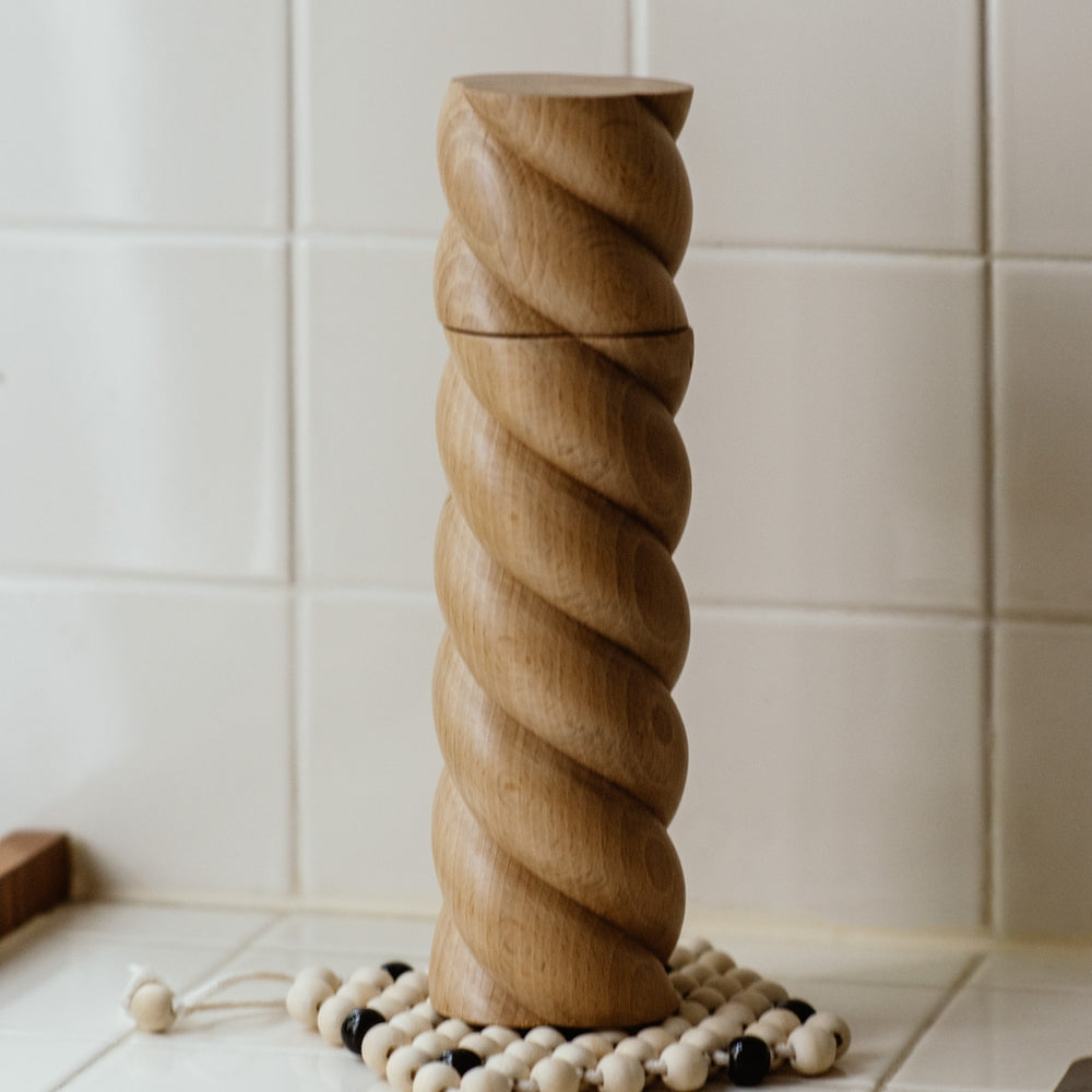 Torsade Pepper Mill in Beech