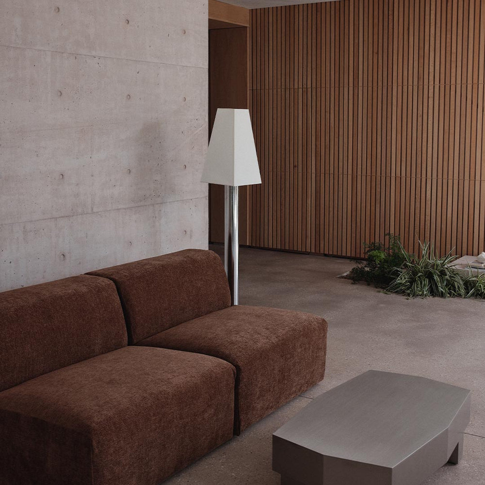 Uma Modular Sofa | 3 Piece Armless | Soft Weave Bark