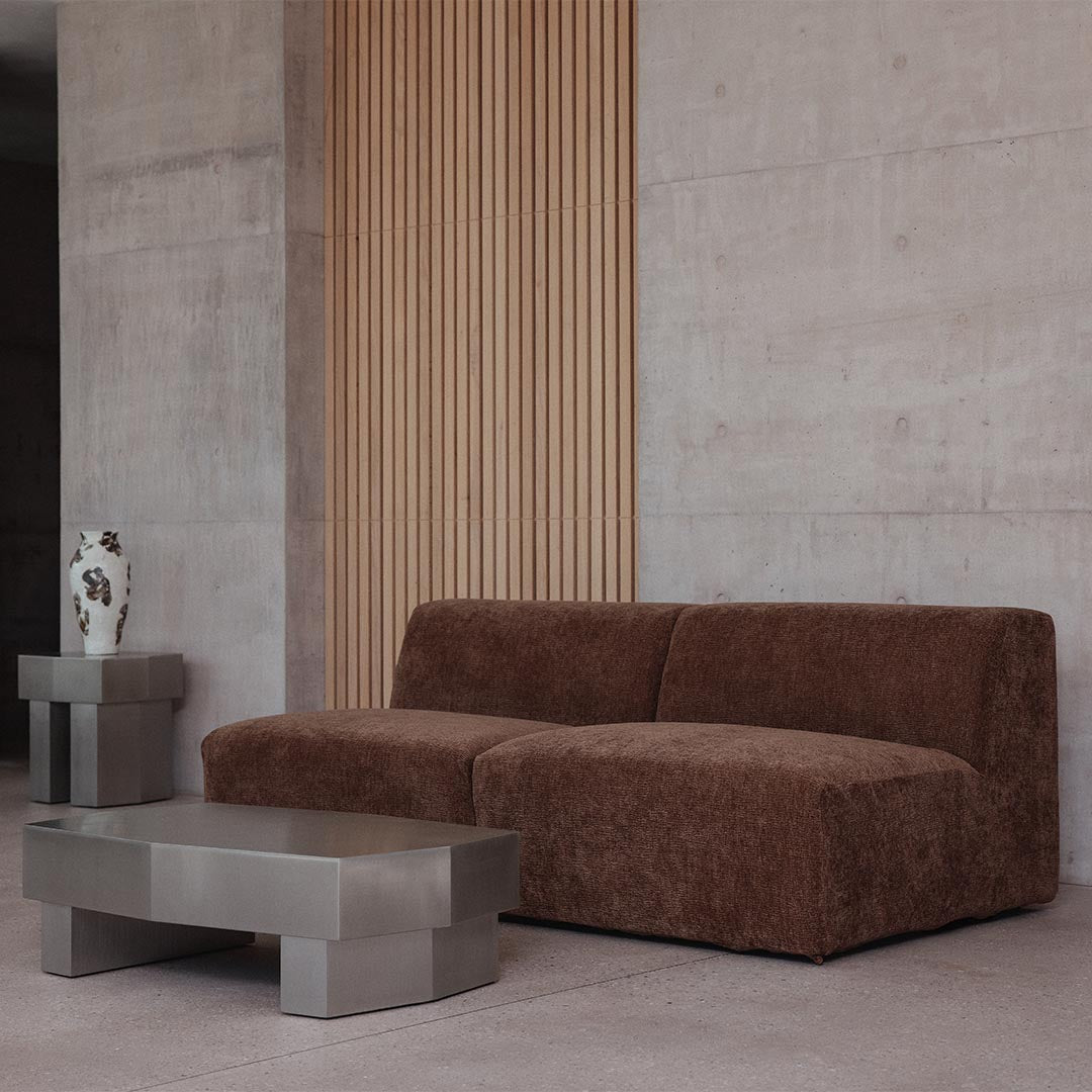 Uma Modular Sofa | 3 Piece Armless | Soft Weave Bark - image 4