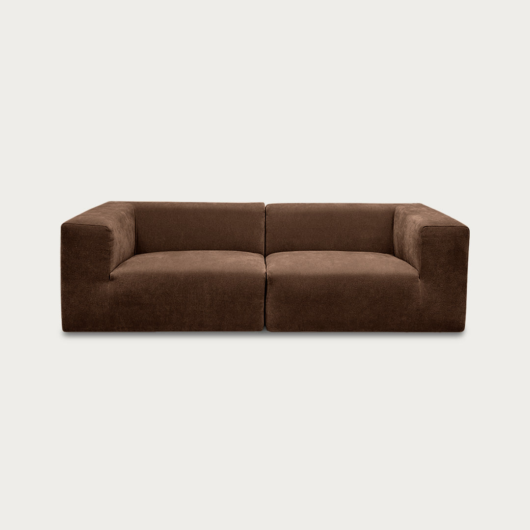 Uma Modular Sofa | 2 Piece | Soft Weave Bark - image 1