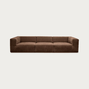 Uma Modular Sofa | 3 Piece | Soft Weave Bark