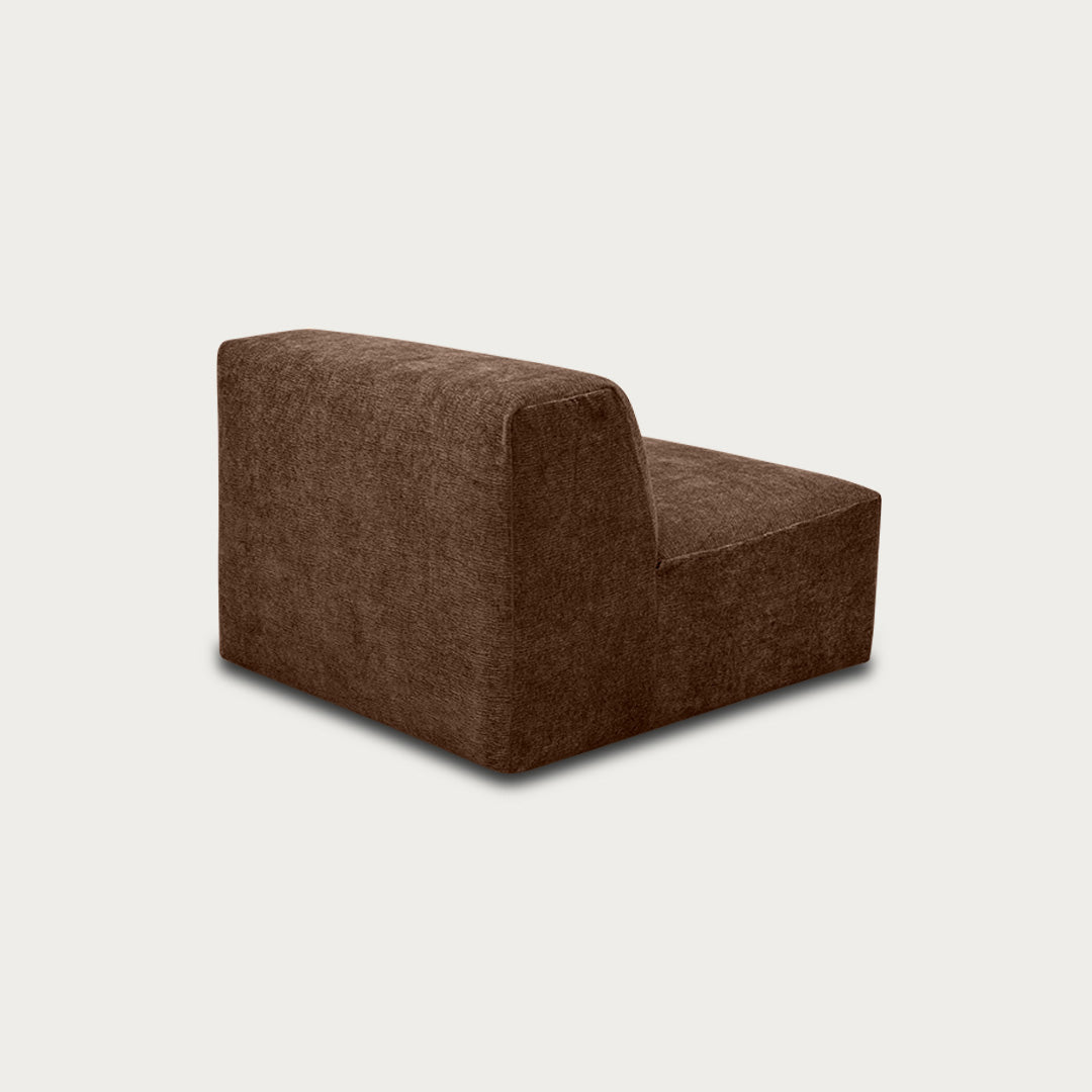 Uma Modular One-Seater | Armless | Soft Weave Bark - image 4