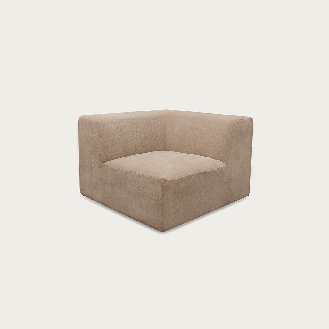 Uma Modular Sofa | Corner | Velvet Ecru - image 1