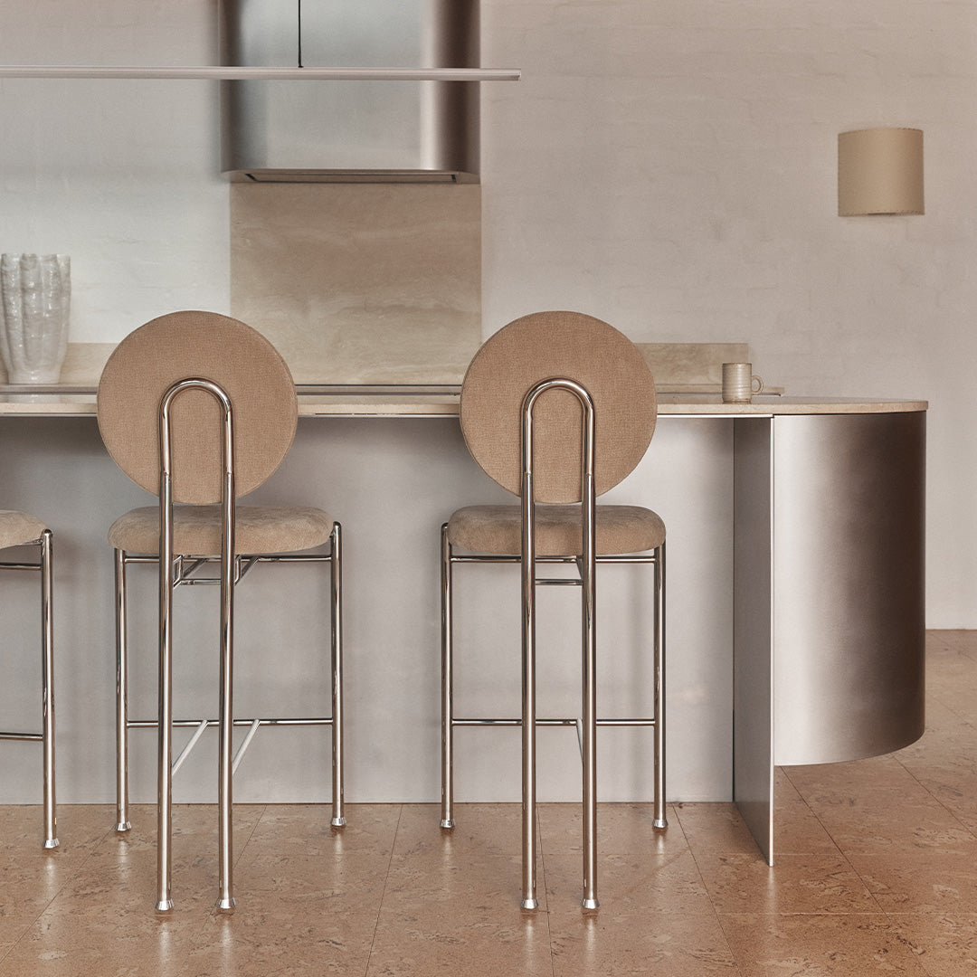 Henrietta Bar Stool Chair | Ecru - image 2